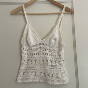 Lucky brand crochet tank top